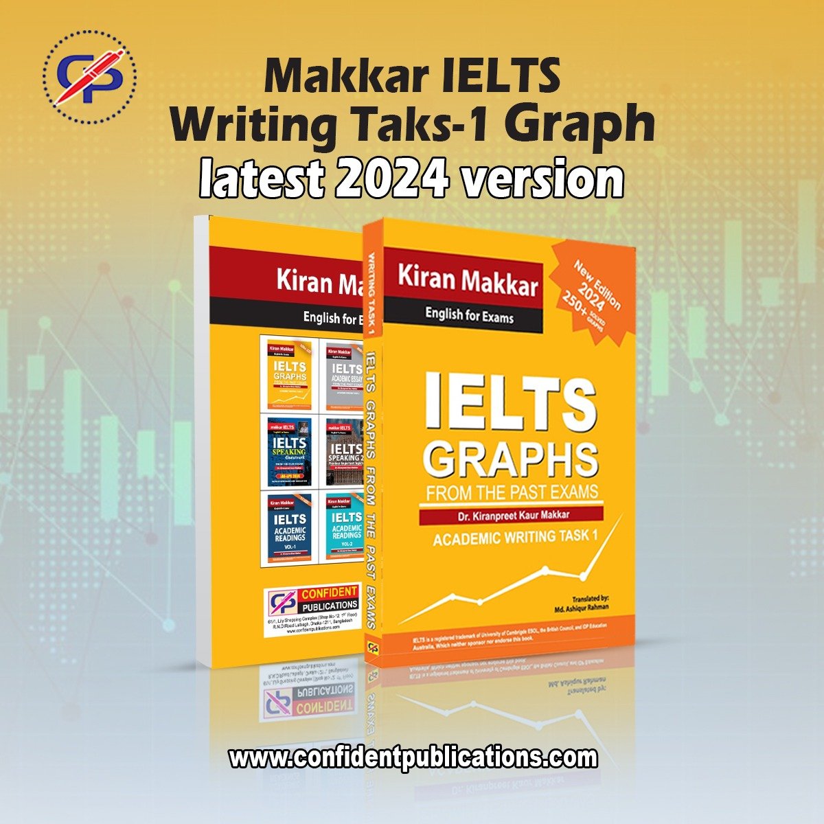 Makkar IELTS Writing Task 1 Graph 2024 Edition Book Shelf