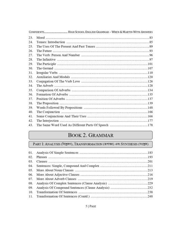 High School English Grammar and Composition Bangla With Answer - Image 5