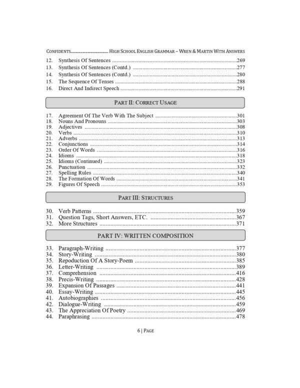 High School English Grammar and Composition Bangla With Answer - Image 6