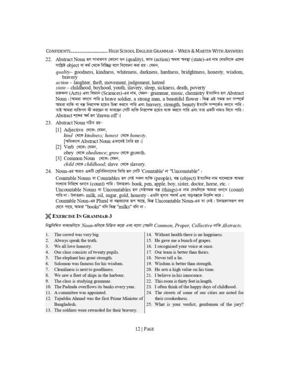 High School English Grammar and Composition Bangla With Answer - Image 12