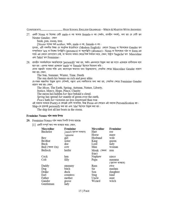 High School English Grammar and Composition Bangla With Answer - Image 15